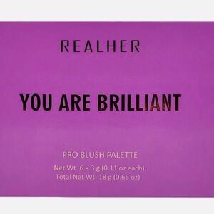 RealHer You Are Brilliant Blush Palette in Purple